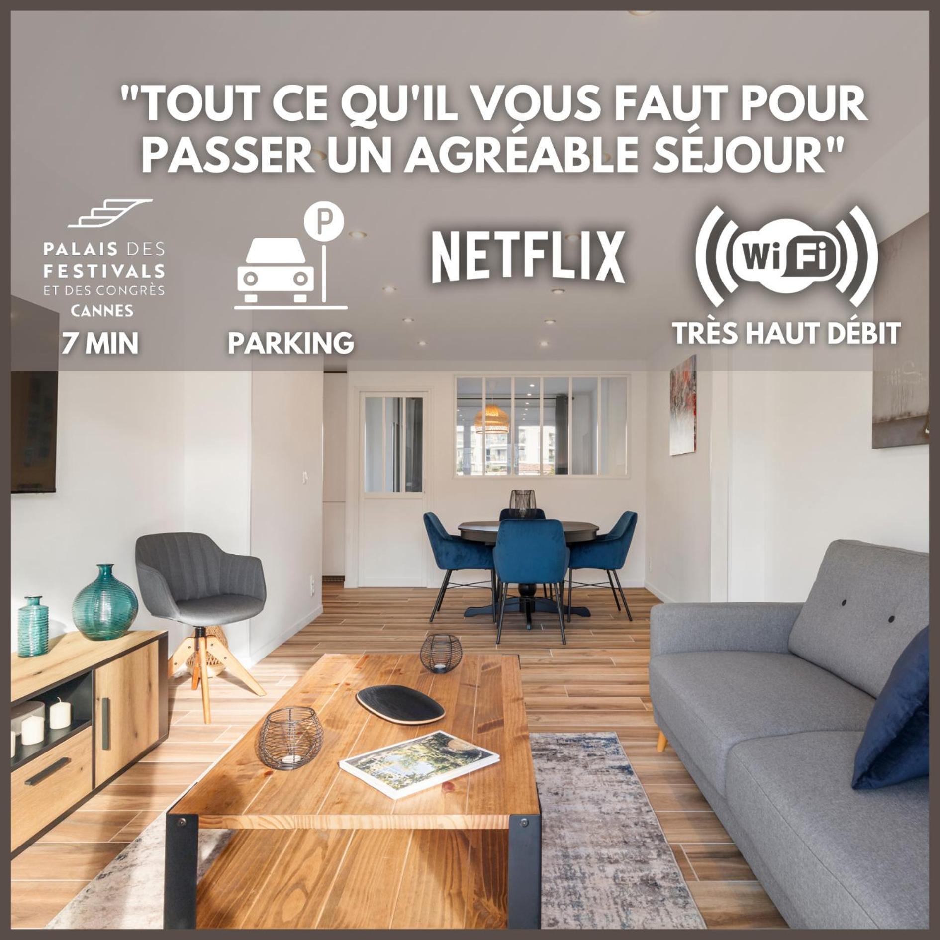 Private Apartment - Family - Palais Des Festival - Parking - Cannes Exterior photo